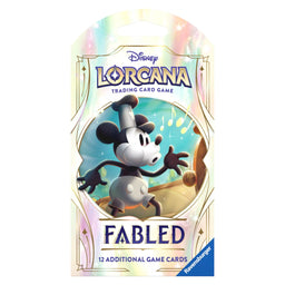 3x Packs, Fabled Disney Lorcana Sleeved Booster Pack (Pack Art Varies)