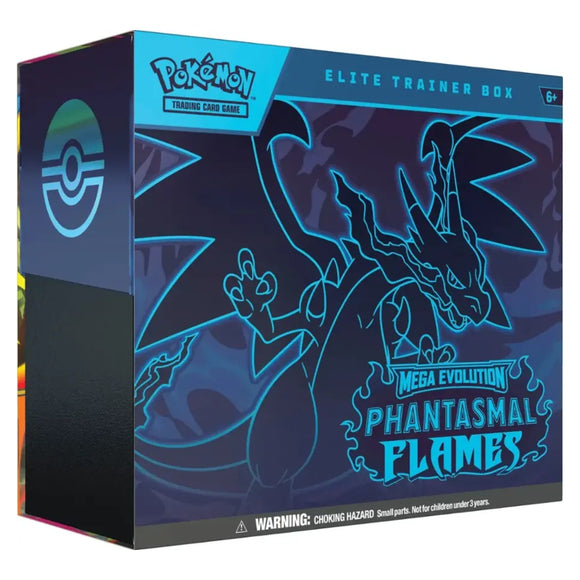 Phantasmal Flames Mega Evolution Pokemon TCG Elite Trainer Box