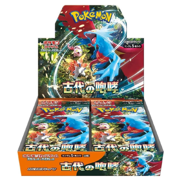 Ancient Roar Pokemon Scarlet & Violet TCG Japanese Booster Box