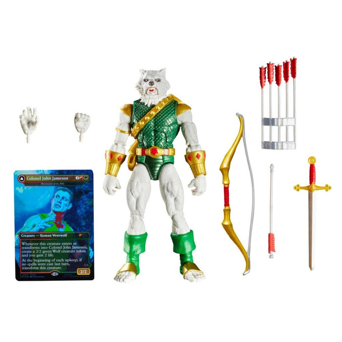 Man-Wolf Magic The Gathering x Marvel Legends Series Action Figure