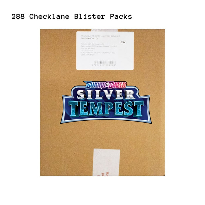 Silver Tempest Pokemon Sword & Shield Checklane Blister 288 Pack Master Carton
