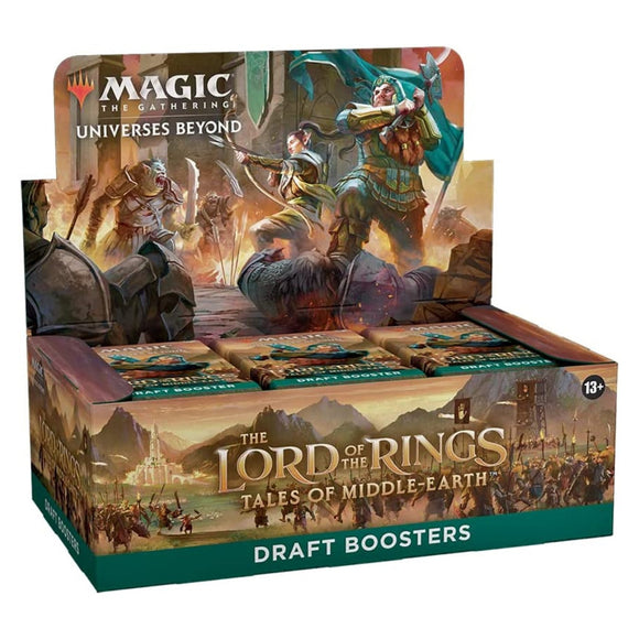 Lord of The Rings Tales of Middle-Earth Magic The Gathering Draft Booster Box