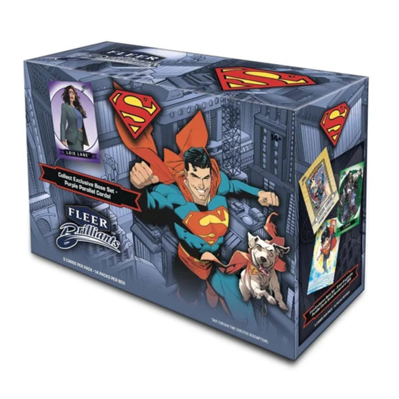2025 Upper Deck Fleer DC Superman Brilliants Mega Box