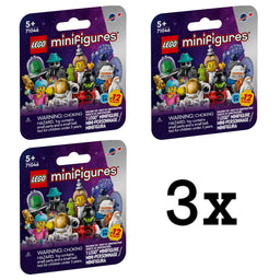 3x LEGO Space Minifigure 71046 Mystery Boxes