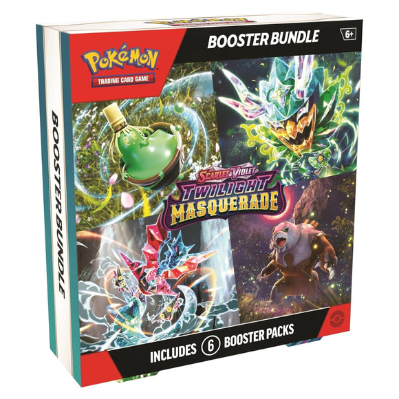 Twilight Masquerade Scarlet & Violet Pokemon TCG Booster Bundle